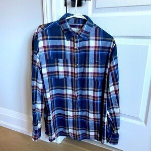 WindRiver Outfitters Men’s Casual Plaid Flannel Button Up Shirt